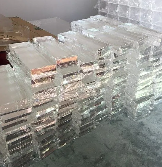 acrylic block