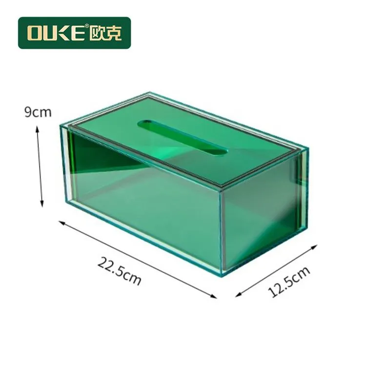 acrylic tissue box