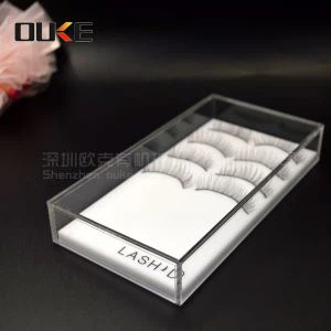 Nueva llegada lindo pequeño BRICOLAJE acrílico transparente cajas nt'uni