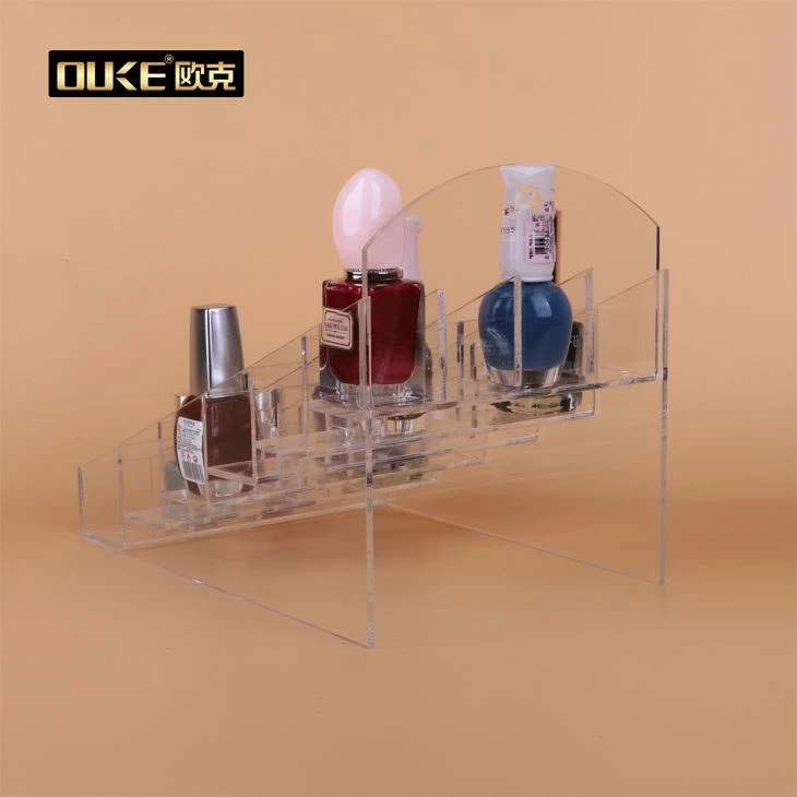 Clear Acrylic Nail Polish Display Stand