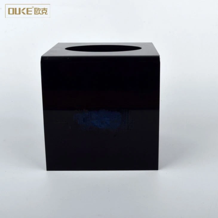 Hotel Printed Logo Napkin Acrylic Tissue Box