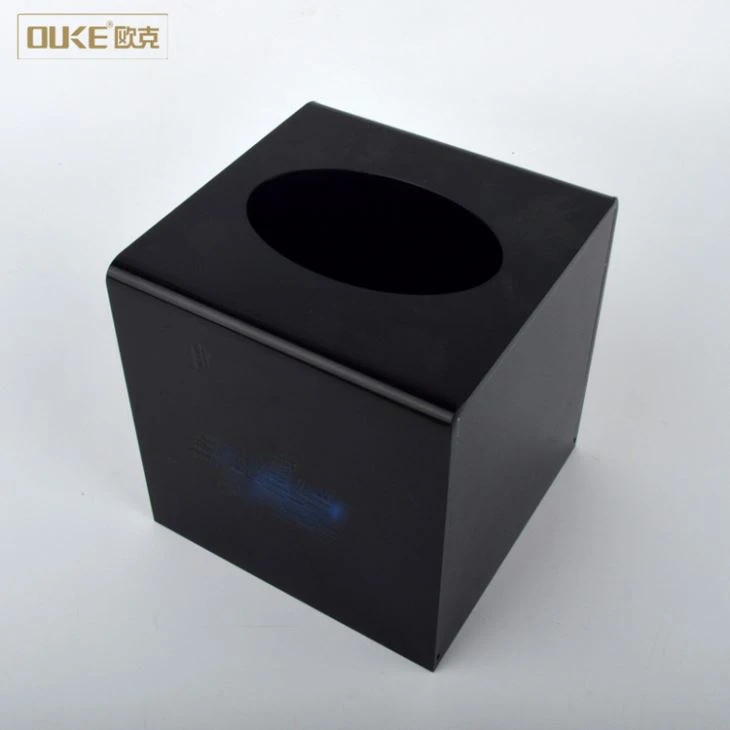 Hotel Printed Logo Napkin Acrylic Tissue Box